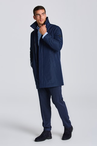 Manteau à capuche - Bleu marine