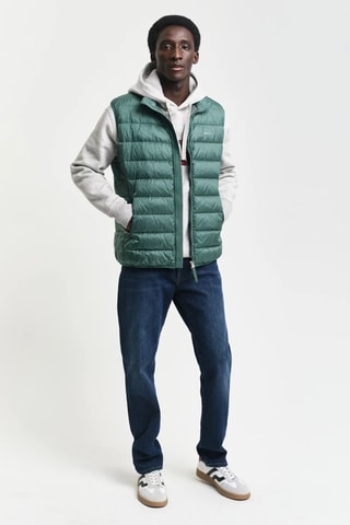 Doudoune regular sans manches - Vert