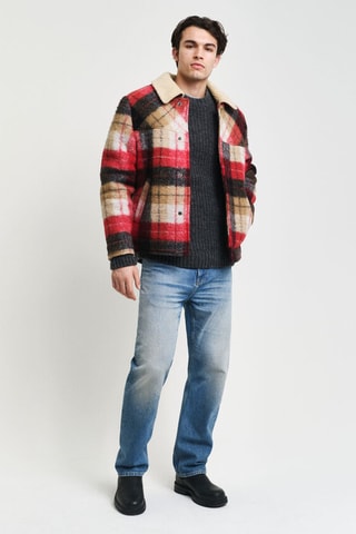 Veste relaxed - Rouge