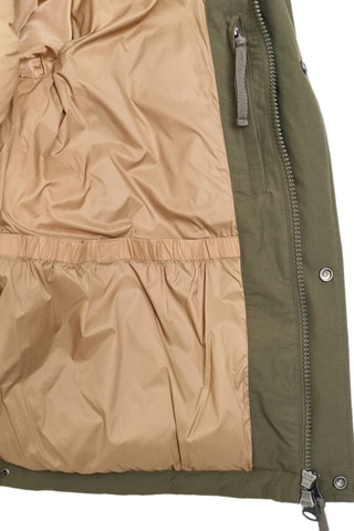 Doudoune regular à capuche - Vert kaki