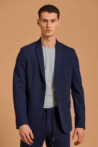 Veste slim - Bleu marine