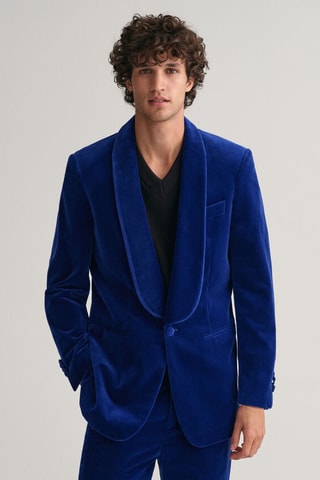 Blazer regular - Bleu vif