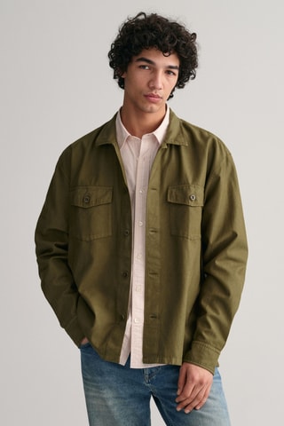 Surchemise relaxed - Vert kaki