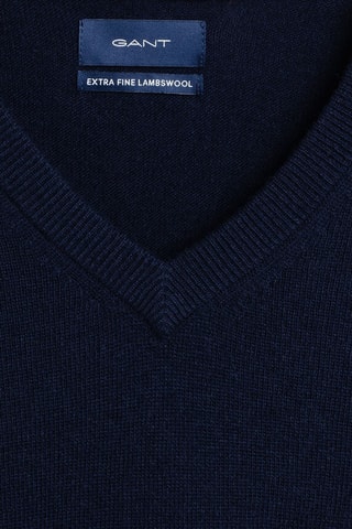 Pull regular en laine - Bleu marine