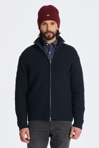 Gilet en laine - Bleu marine