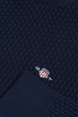 Pull regular en coton biologique - Bleu marine