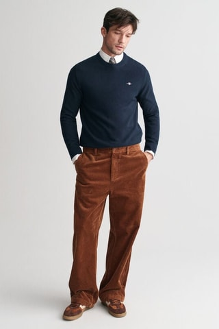 Pull regular - Bleu marine