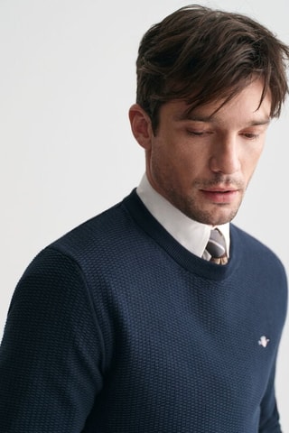 Pull regular - Bleu marine