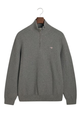 Pull regular en coton biologique - Gris