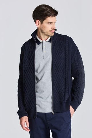 Pull en laine - Bleu marine