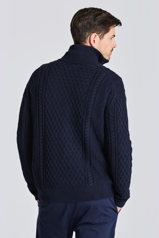 Pull en laine - Bleu marine
