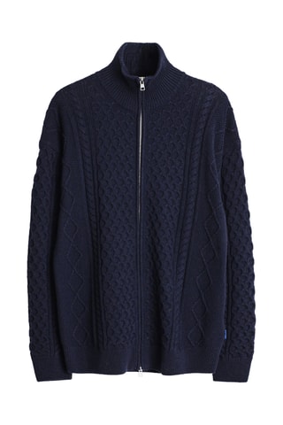 Pull en laine - Bleu marine