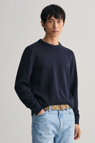 Pull regular - Bleu marine