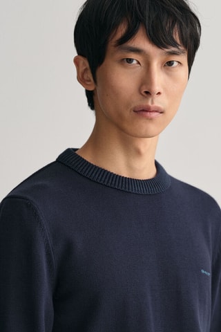 Pull regular - Bleu marine