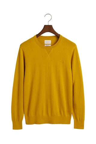 Pull slim - Jaune moutarde