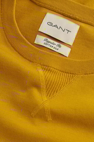 Pull slim - Jaune moutarde