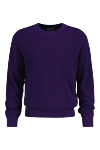 Pull regular en laine - Violet
