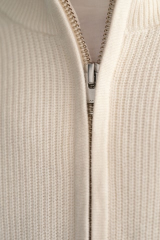 Pull regular en laine mérinos - Crème