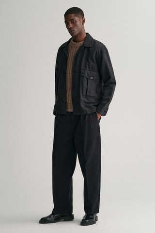 Pull relaxed en laine sans manches - Marron