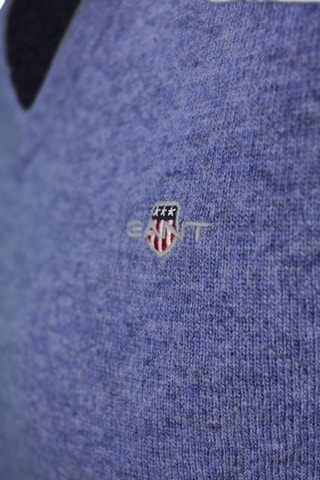 Pull regular en laine - Bleu