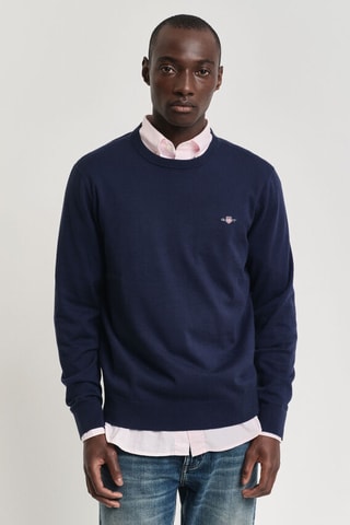 Pull regular - Bleu marine