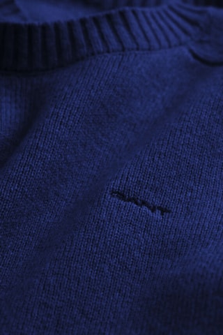 Pull regular en laine - Bleu marine