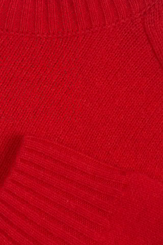 Pull regular en laine - Rouge