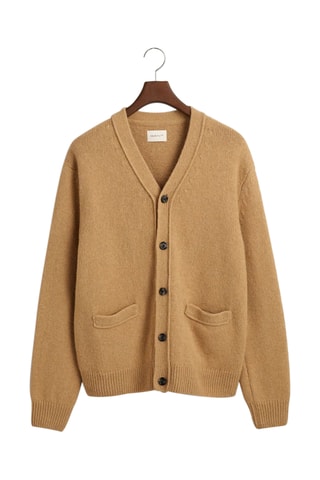 Gilet oversize en laine - Moutarde