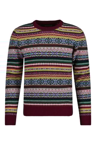 Pull en laine - Bordeaux