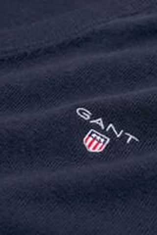 Pull regular en laine - Bleu marine