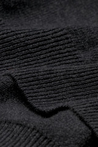 Pull regular en laine - Gris foncé