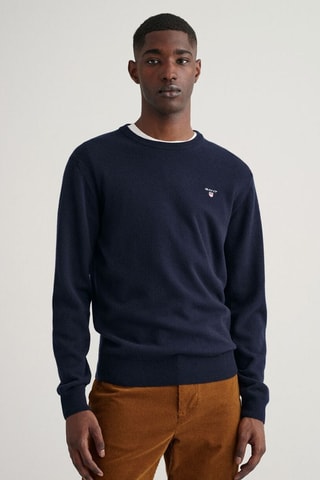 Pull en laine - Bleu marine