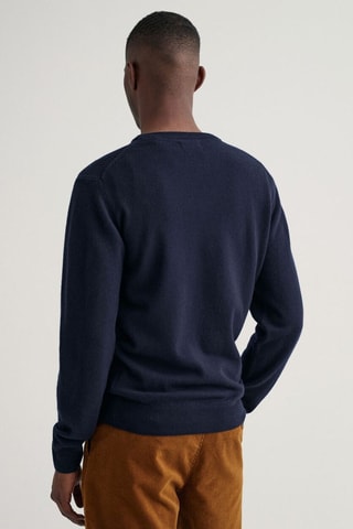 Pull en laine - Bleu marine