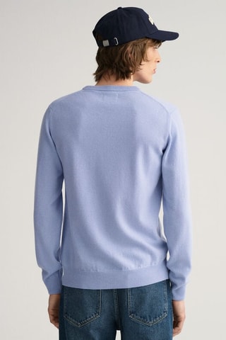 Pull regular en laine - Bleu clair