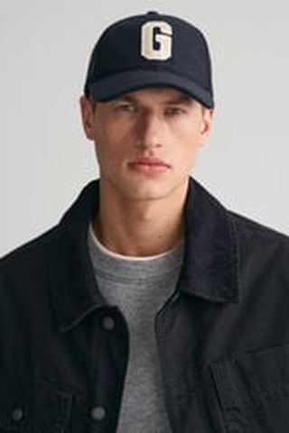 Casquette en laine - Bleu marine