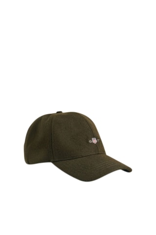 Casquette en laine - Vert foncé