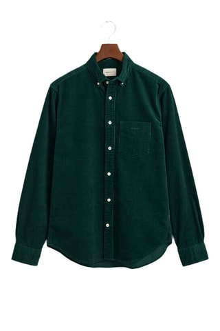 Chemise regular - Vert foncé