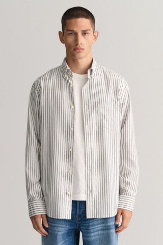 Chemise regular en coton biologique - Écru