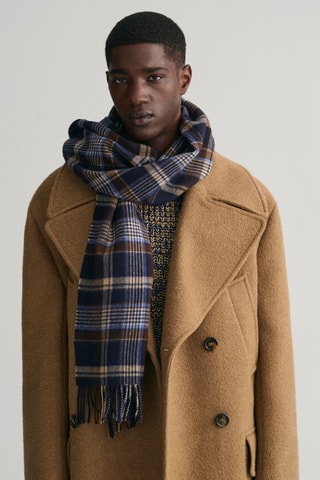 Écharpe en laine - Bleu