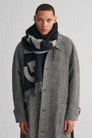 Écharpe en laine - Noir