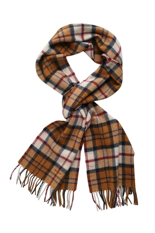 Écharpe en laine mérinos - Marron