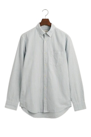 Chemise regular en coton biologique - Bleu clair