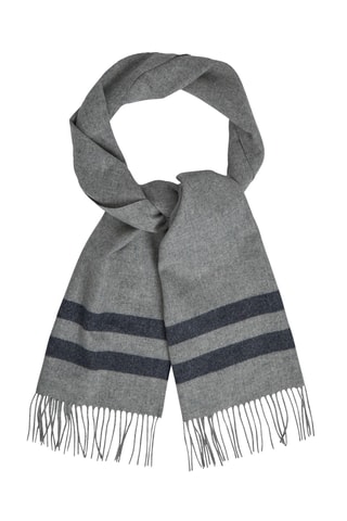 Écharpe en laine mérinos - Gris