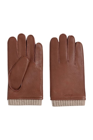 Gants en cuir - Marron