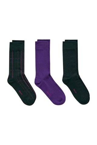 3 paires de chaussettes - Vert