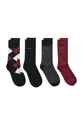 4 paires de chaussettes - Noir