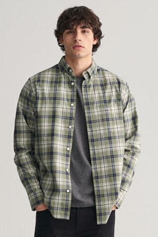 Chemise regular - Vert