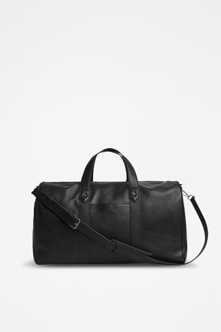Sac de voyage en cuir - Noir