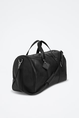Sac de voyage en cuir - Noir