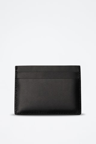 Porte-cartes en cuir - Noir